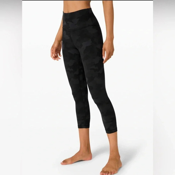 Lululemon Align High-Rise Crop 21” - Heritage 365 Camo - Picture 1 of 6